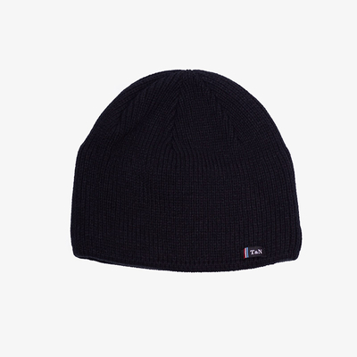 Czarna męska ocieplana czapka - Akcesoria