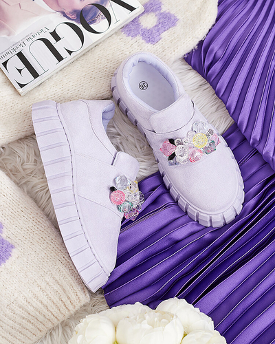 Royalfashion Спортни полуобувки с цветни камъни Resinello