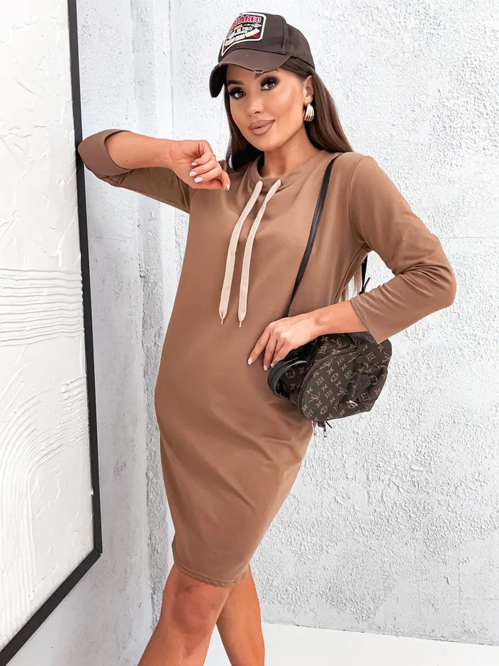 Royalfashion Дамска памучна мини рокля