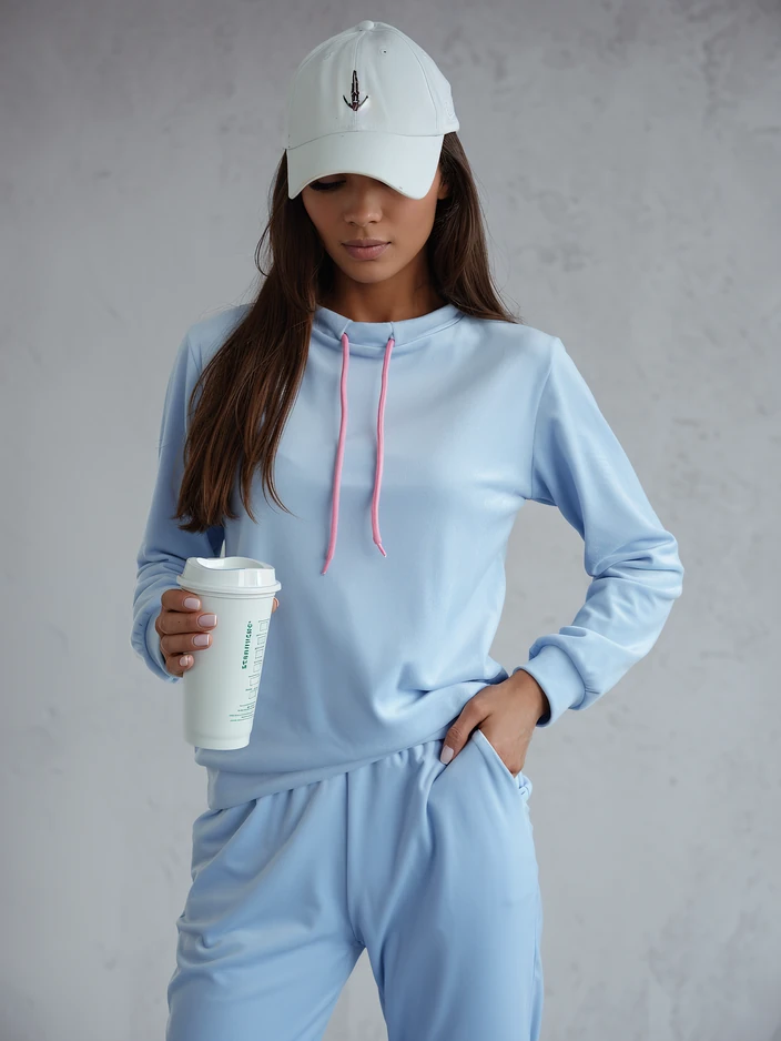 Royalfashion Дамски комплект от велур