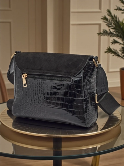 Малка дамска чанта от еко кожа с щампа Narelle