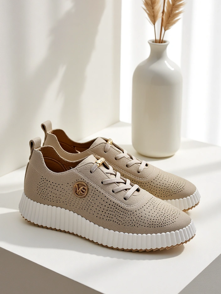 Royalfashion Спортни перфорирани маратонки за жени Tobin