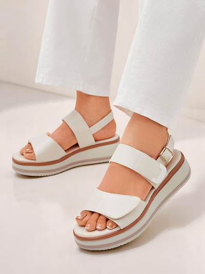 Royalfashion дамски сандали с по-дебела подметка Tulipp