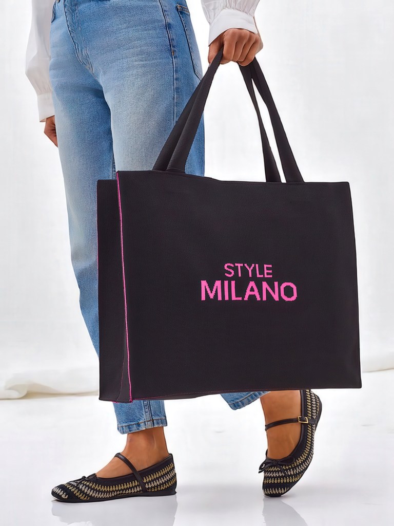 Royalfashion Дамска чанта от плат Стил Милано