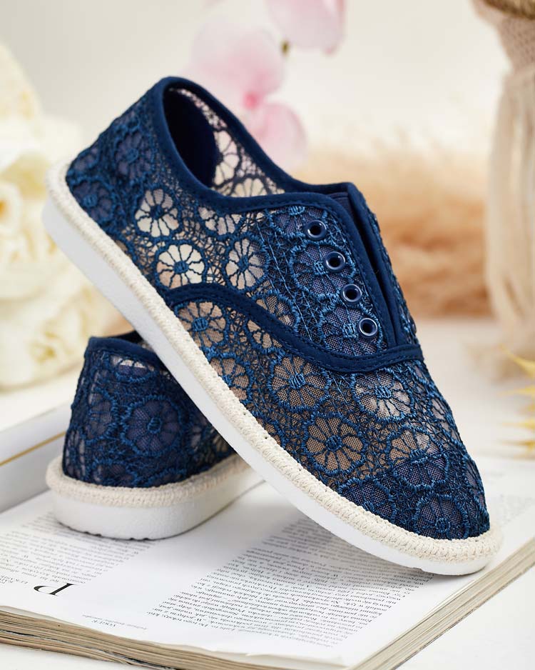 Royalfashion Дамски ажурни маратонки Nurram