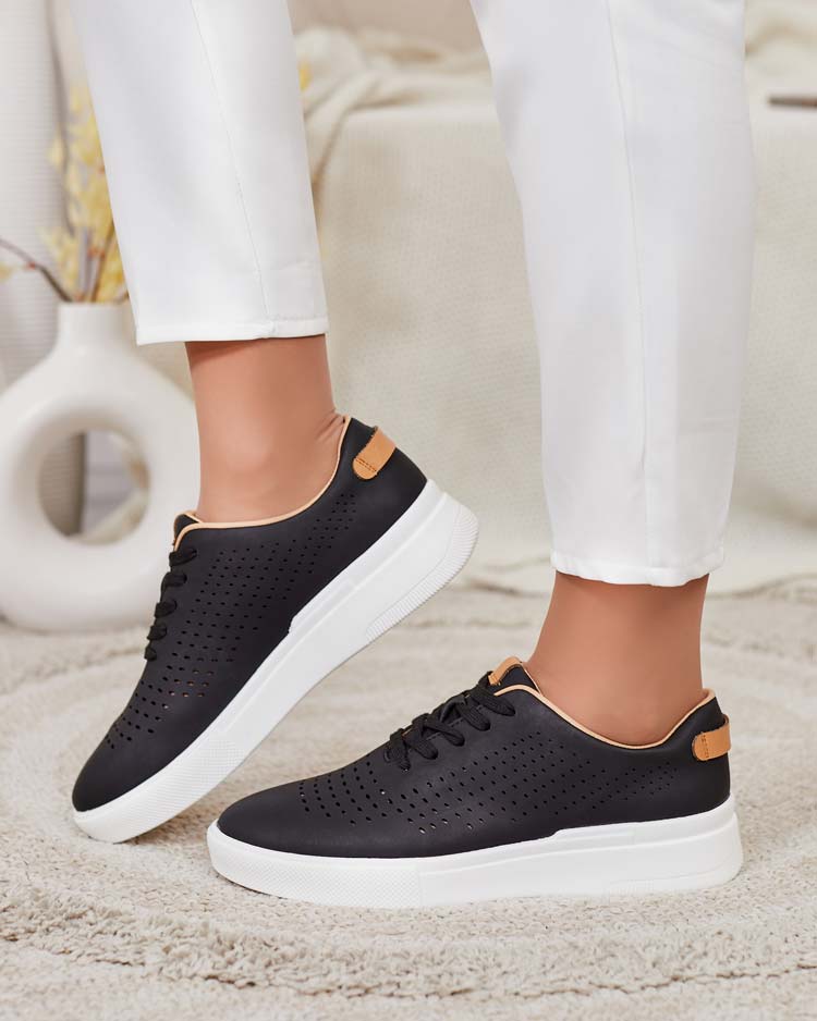 Royalfashion Дамски ажурни спортни обувки Deromias