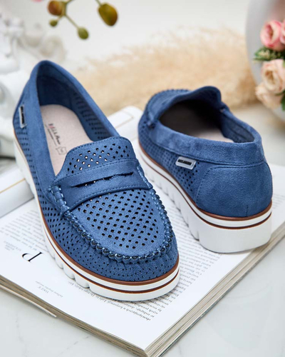 Royalfashion Ажурни дамски мокасини Leteller