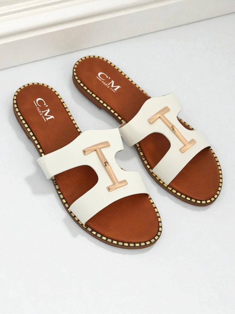 Royalfashion Дамски сандали с равна подметка Maya Louise