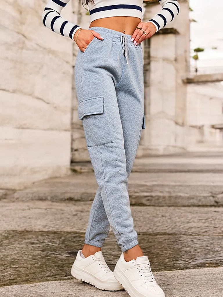 Royalfashion Дамски изолиран боен панталон