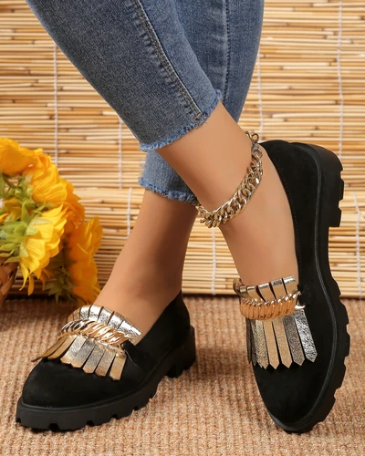 Royalfashion Женски мокасини от екосуйд Mare Nostrum