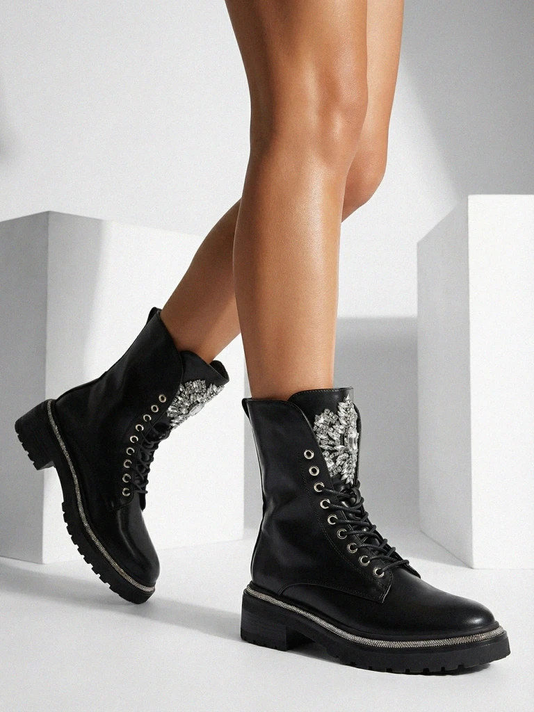 Дамски еко кожени боти Evinell