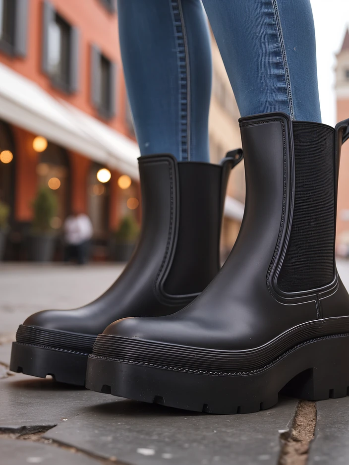 Royalfashion Дамски ботуши до глезена Nieziu