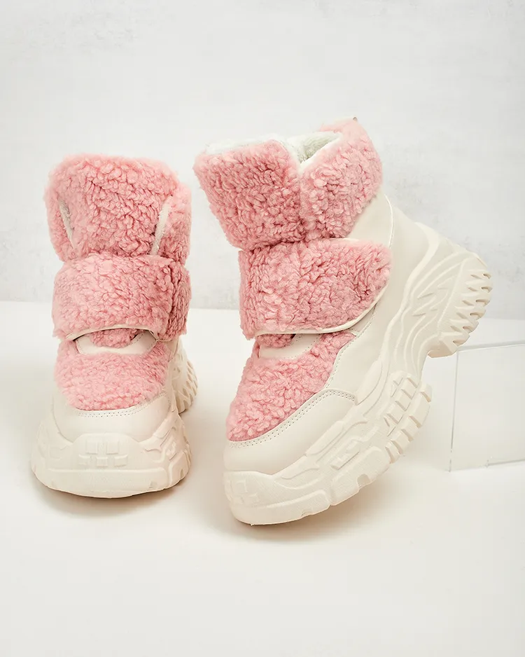 Royalfashion Дамски ботуши за сняг с овча кожа Segulla