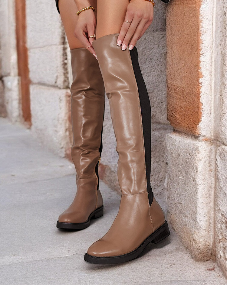 Royalfashion Дамски ботуши до коляното Desela