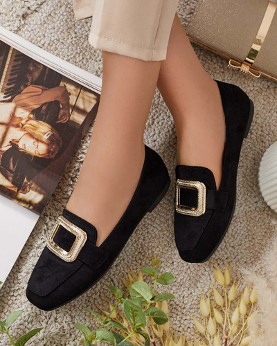 Royalfashion Дамски мокасини с катарама Serbento