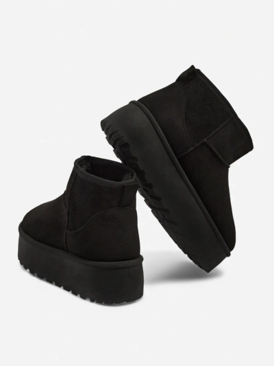 Дамски боти Luna Черни Кожени Елегантни за Есента