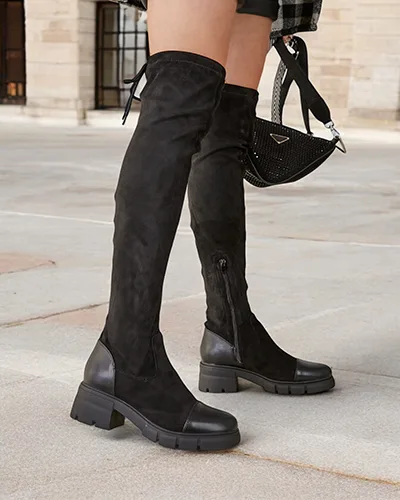 Дамски боти над коляното Royalfashion Sewio