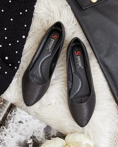 Royalfashion Women's Samelvi Glitter Ballerinas