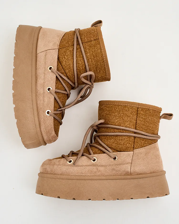 Royalfashion Дамски ботуши за сняг Filori с дантела