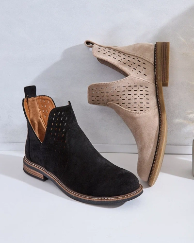 Royalfashion Дамски ботуши Ovilla от велур eko