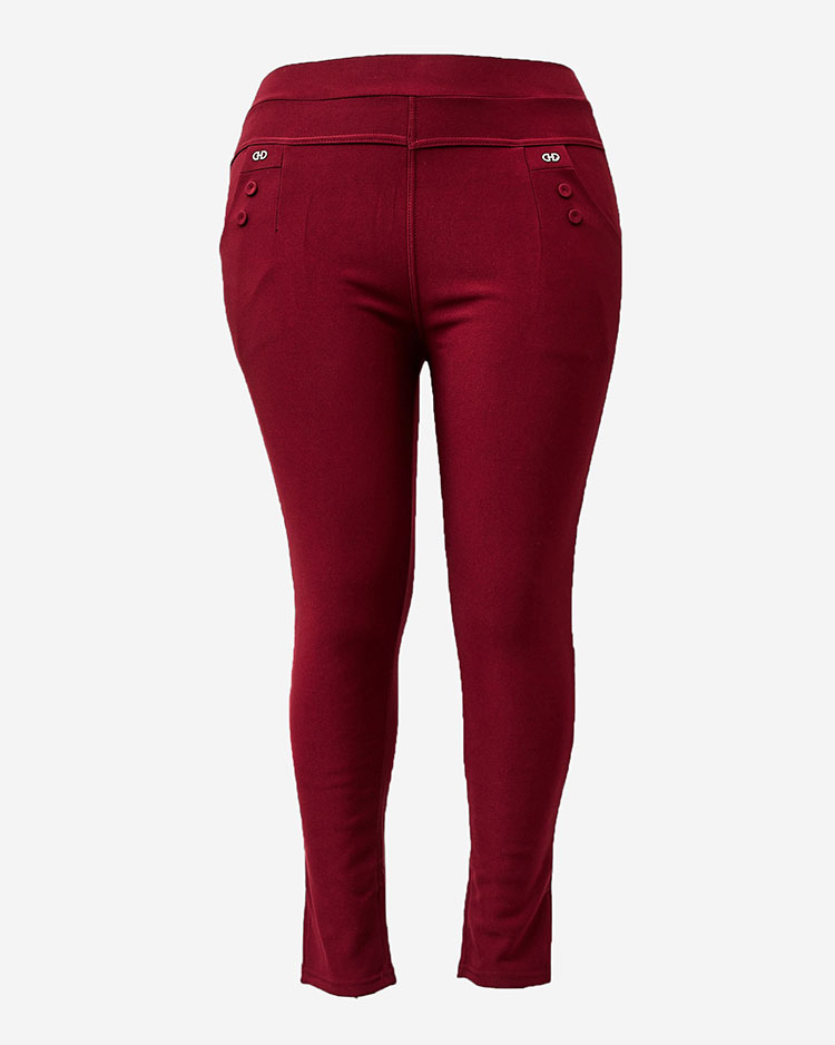 Royalfashion Дамски изолирани панталони тип "трегери" PLUS SIZE