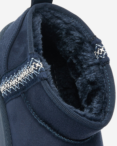 Royalfashion Светлокафяви дамски обувки a'la ботуши за сняг с орнамент Parisela