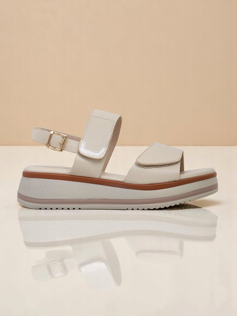 Royalfashion дамски сандали с по-дебела подметка Tulipp