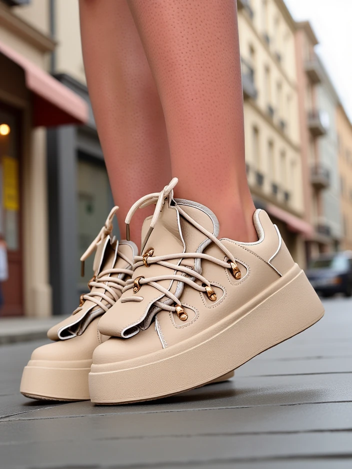 Обувки Royalfashion за жени с декоративен език Domatories