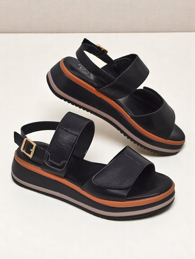 Royalfashion Дамски сандали с по-дебела подметка Tulipp