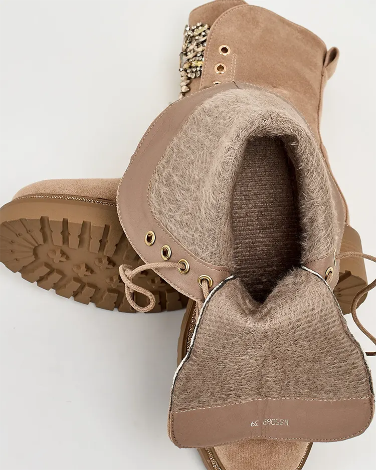 Royalfashion Дамски високи ботуши Sinno