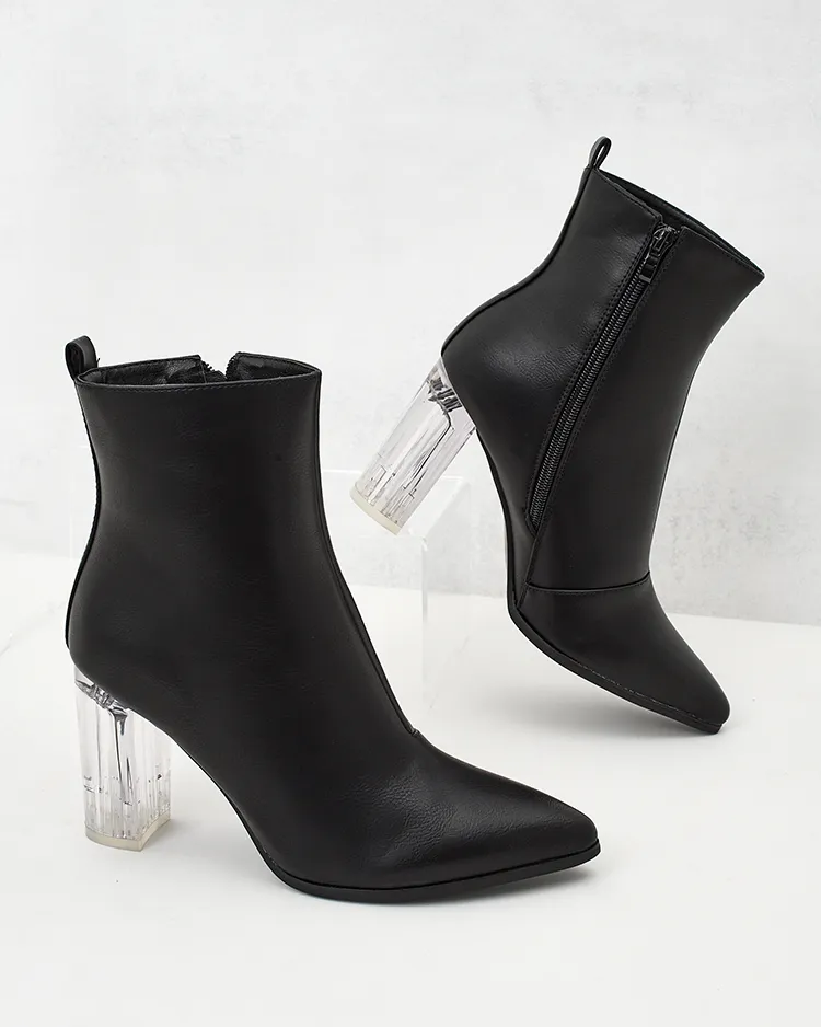 Royalfashion Дамски ботуши на ток Ovnese