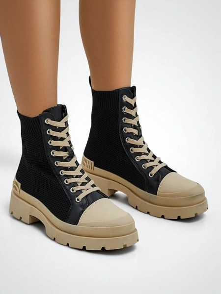 Royalfashion Високи дамски маратонки на дебела подметка Heyloy