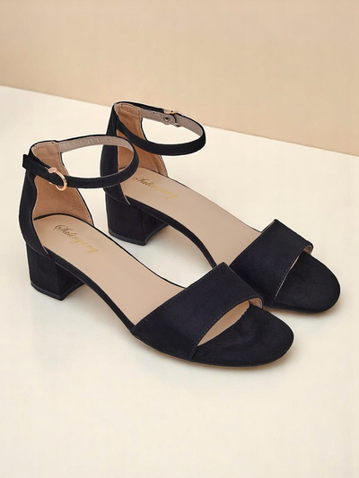 Royalfashion Дамски сандали на нисък ток SoftHeels