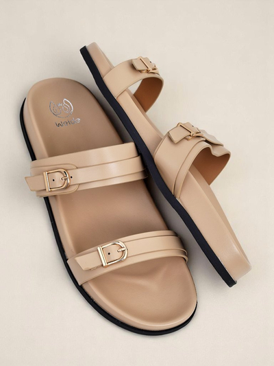 Royalfashion Дамски чехли от еко кожа EcoTwins Slides