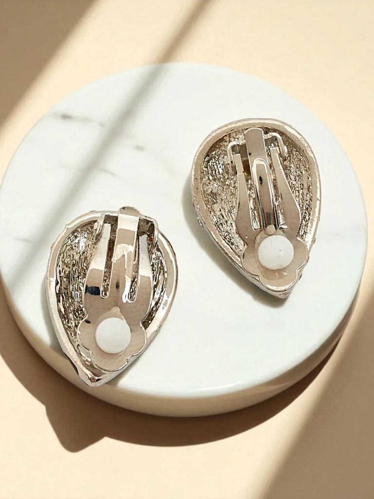 Royalfashion Дамски клипси с кубичен цирконий