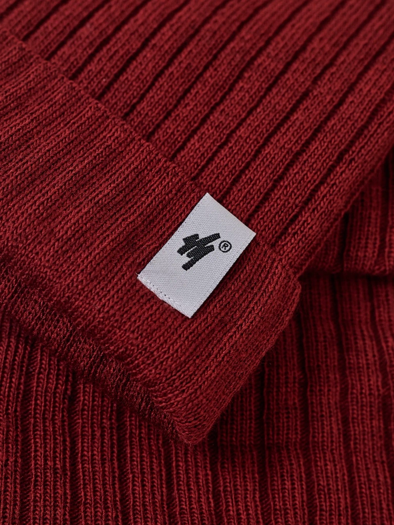 Зимен универсален комплект Royalfashion - плетена шапка с гаитер за врата