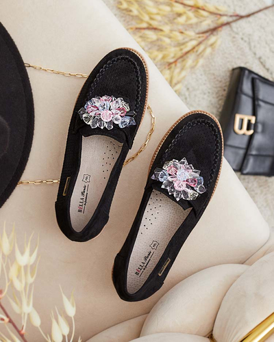 Royalfashion Мокасини с цветни камъни Restea