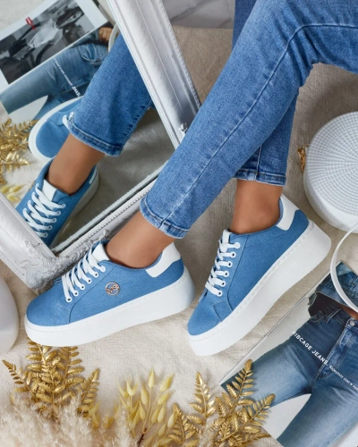 Royalfashion Дамски спортни маратонки на платформа Calomie