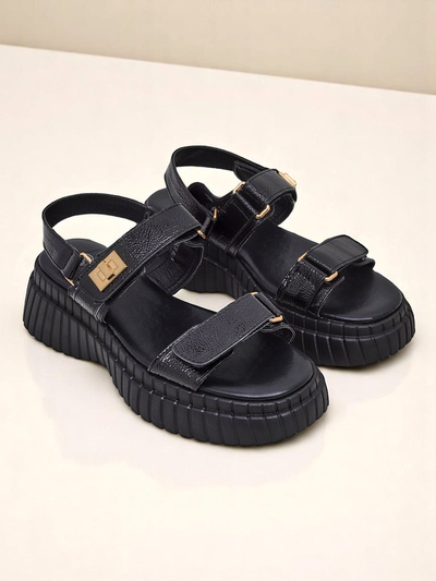 Royalfashion дамски сандали с по-дебела подметка Aganda