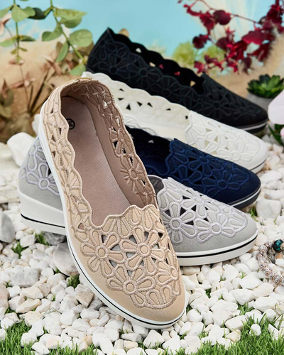 Royalfashion Дамски полуобувки на нисък ток Dellio