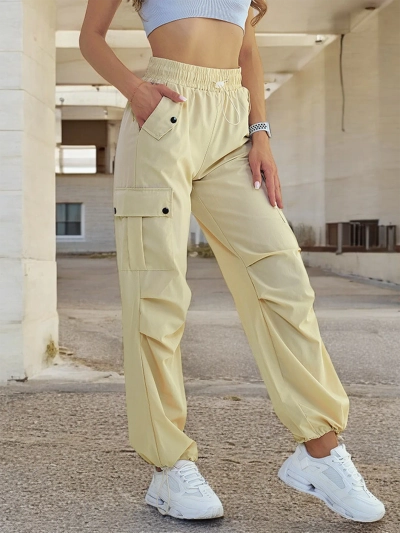 Royalfashion Дамски бойни панталони от плат