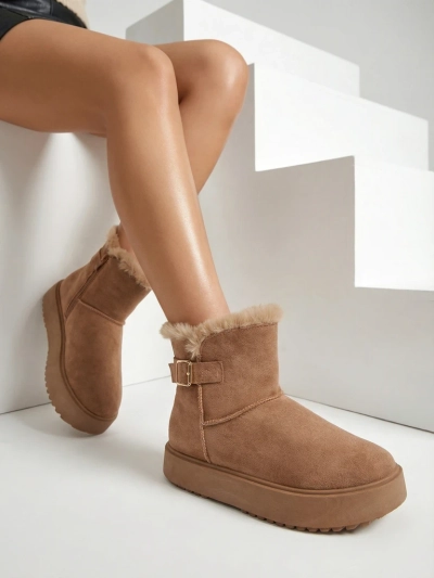 Royalfashion Къси дамски боти тип снегоходки Winter Crest