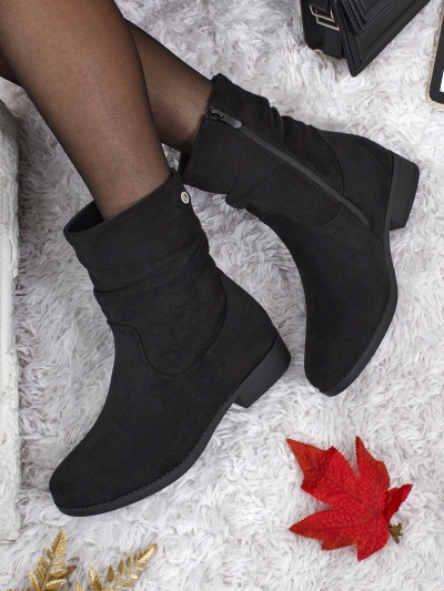 Високи дамски еко велурени боти Norvia