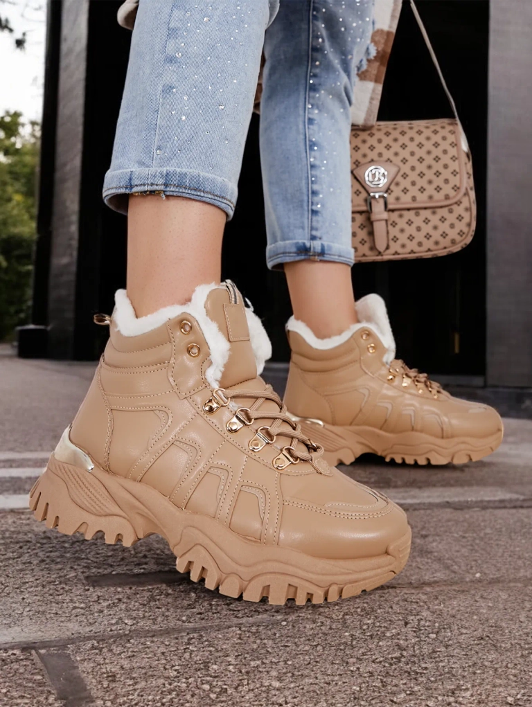 Дамски обувки Royalfashion с плюшено подплънка Мегигна