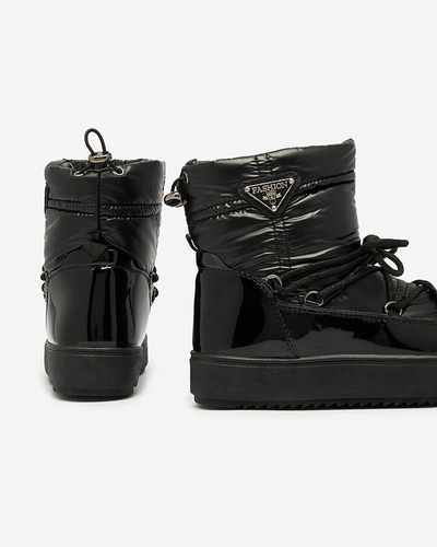 Royalfashion Дамски ботуши a'la snow boots в черно Nevsone