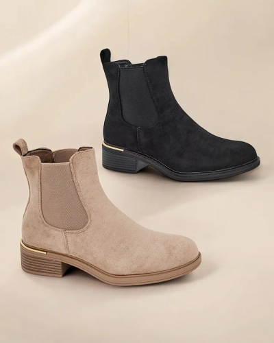 Дамски ботуши без връзки на роял мода Rizones