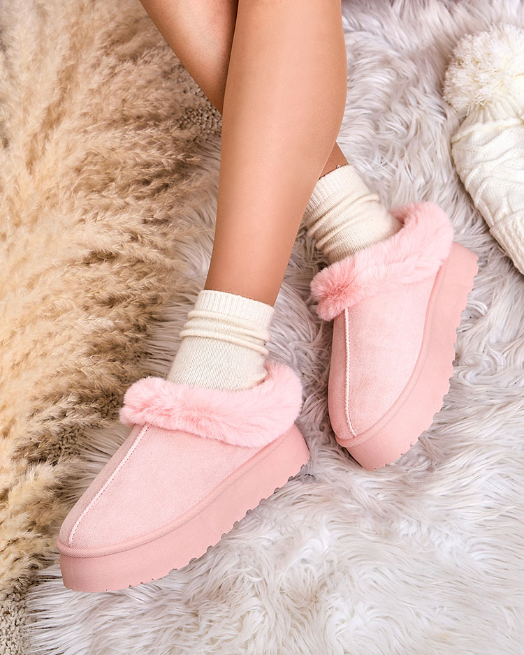 Royalfashion Дамски къси ботуши а'ла ботуши за сняг Kapfiee