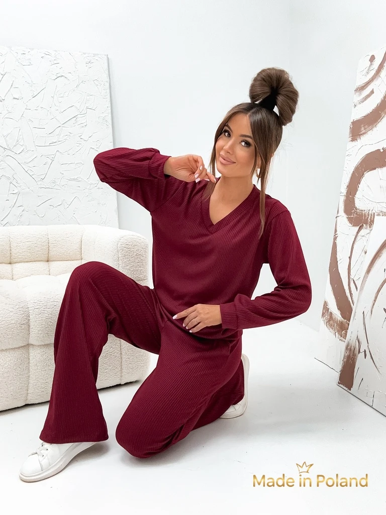 Памучен дамски плетен комплект Shadow Line