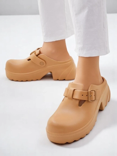 Royalfashion дамски сандали с гумен ток Voxones