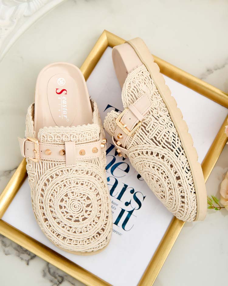 Royalfashion Дамски джапанки с бродерия Leronip